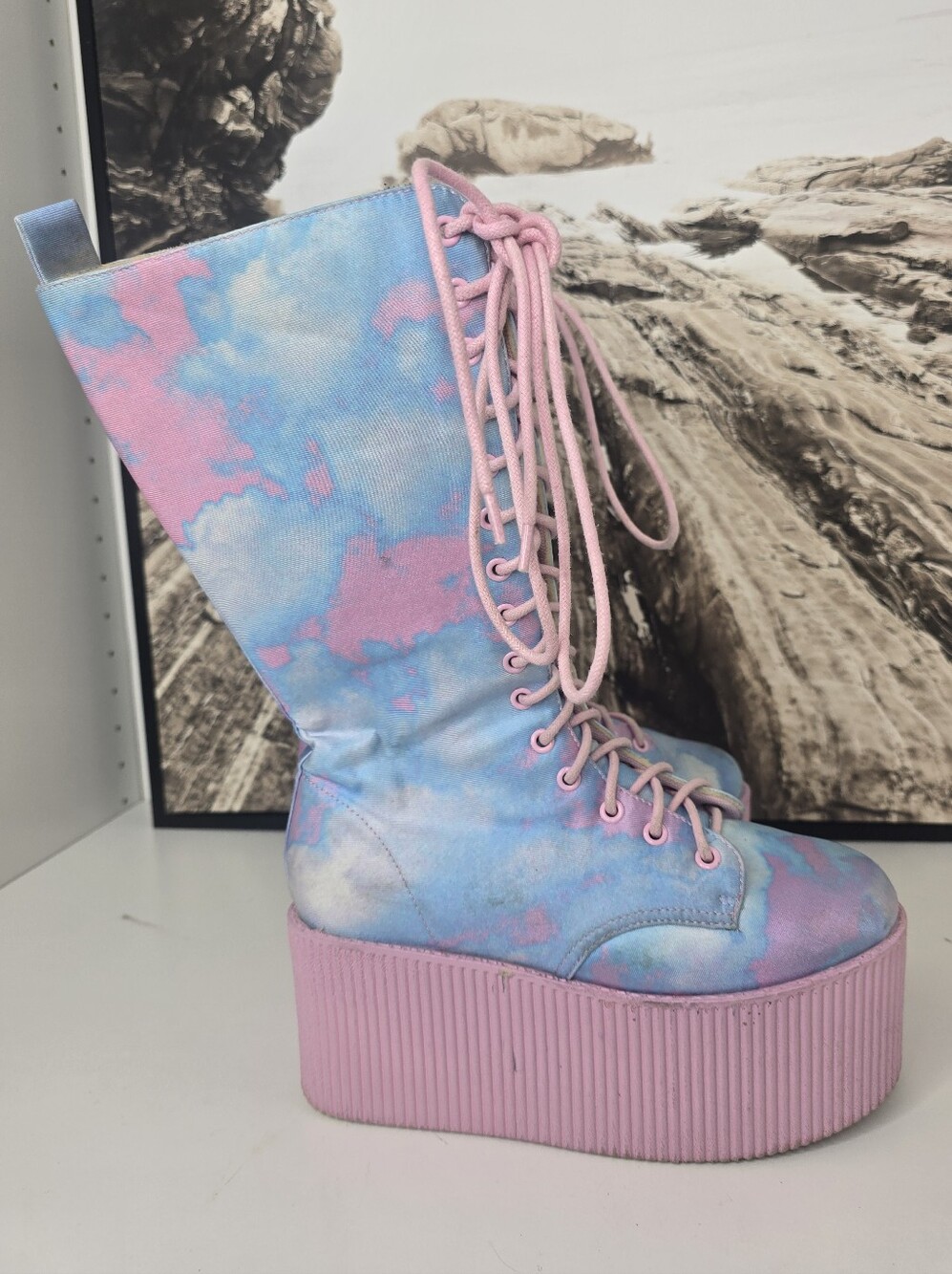 Dolls Kill Yru Pastel Qloud Platform Boots